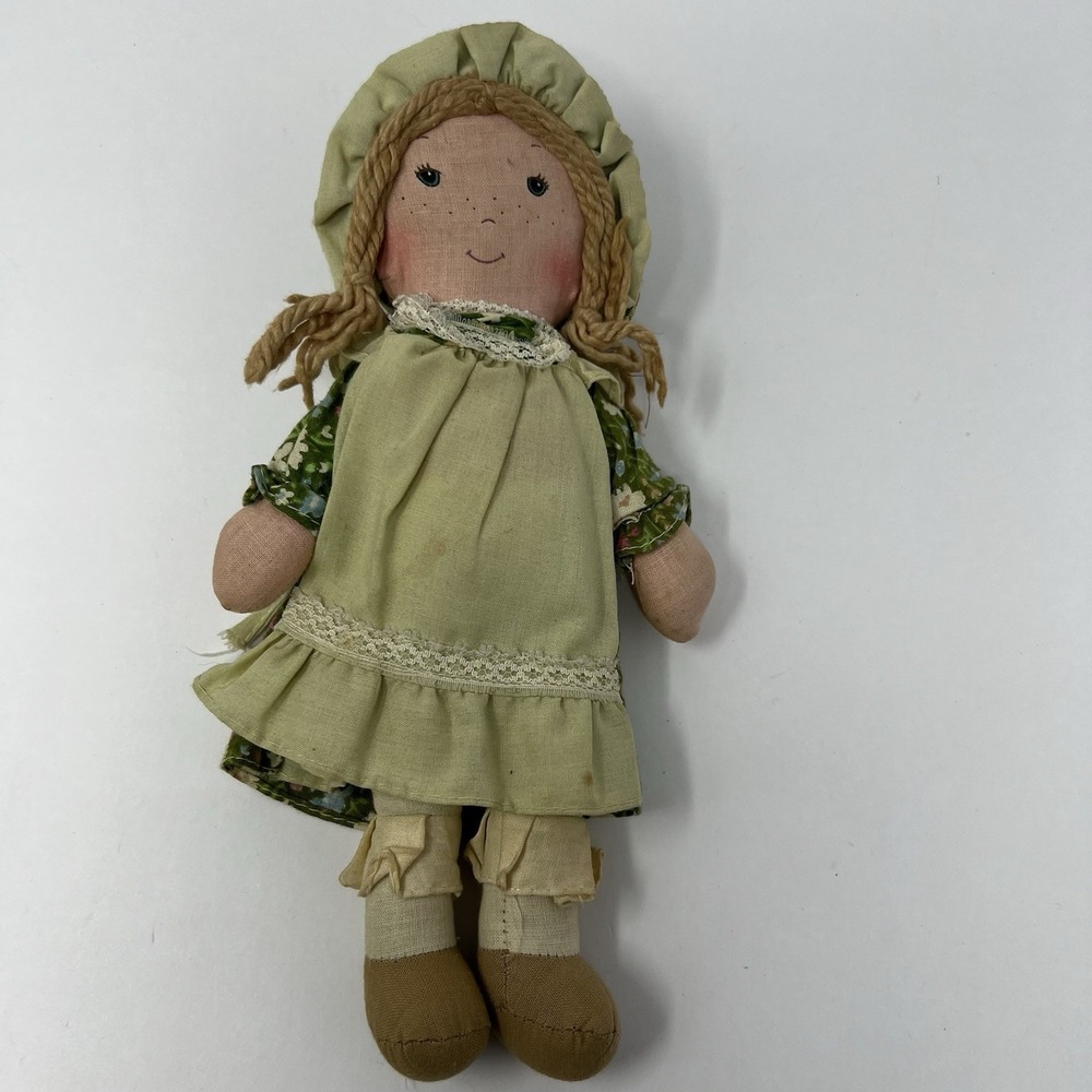 Knickerbocker Amy Plush Doll 9 Green Holly Hobbies Friend Vintage Toy